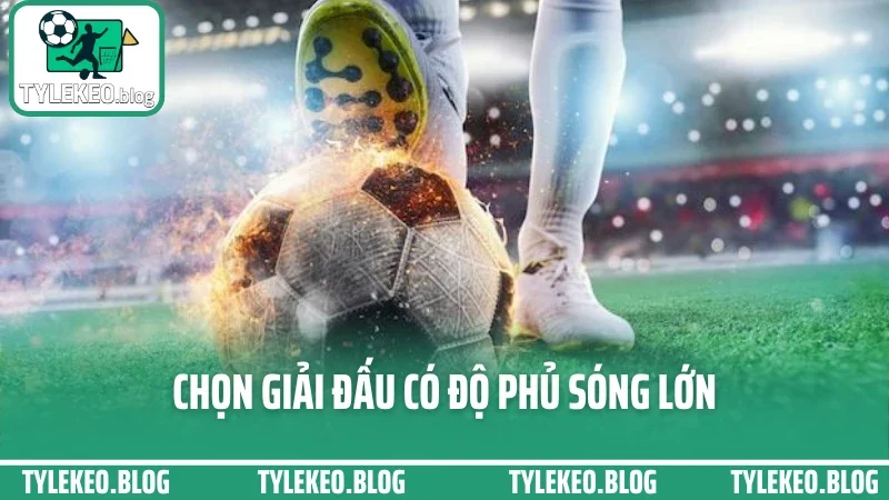 Mẹo chọn trận dễ cược trong ngày - xem odds và lịch sử đối đầu chuẩn 2 Chọn giải đấu có độ phủ sóng lớn
