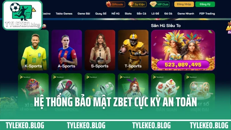Zbet - sàn cá cược được ưa chuộng nhất nhờ kèo chuẩn từng giờ 4 Hệ thống bảo mật zbet cực kỳ an toàn