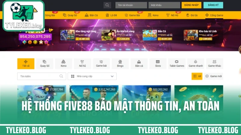Five88 - sân chơi cá cược tỷ lệ chuẩn được cao thủ lựa chọn 4 Hệ thống five88 bảo mật thông tin, an toàn