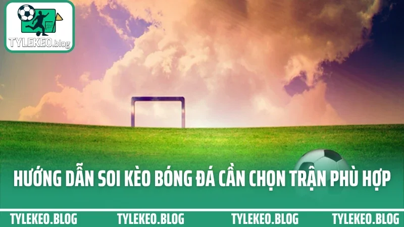 Hướng dẫn soi kèo bóng đá - nhận diện cửa thắng dựa trên biến động 1 Hướng dẫn soi kèo bóng đá cần chọn trận đá phù hợp