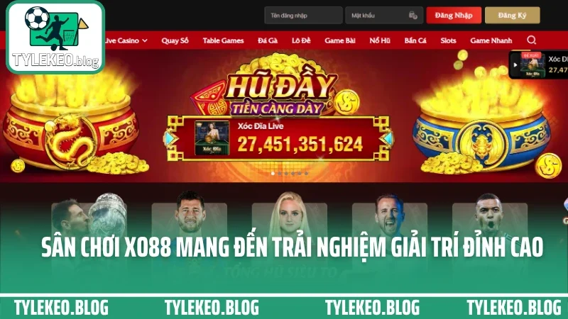 Sân chơi xo88 mang đến trải nghiệm giải trí đỉnh cao