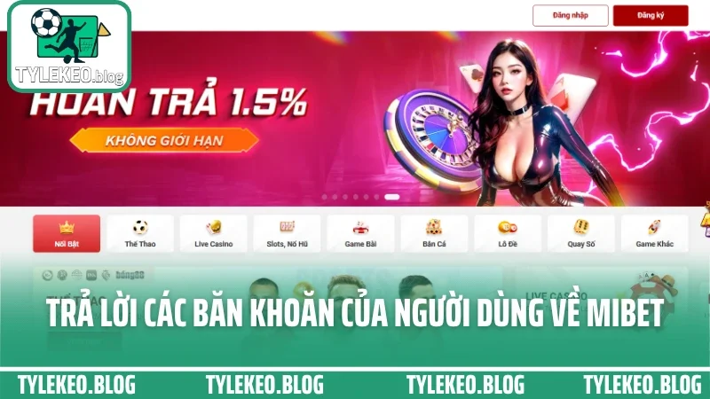 Mibet - trải nghiệm cá cược theo giải với tốc độ siêu mượt 9 Trả lời các băn khoăn của người dùng về mibet