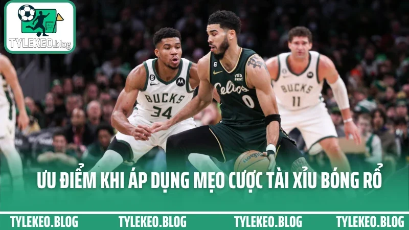 Mẹo cược bóng rổ tài xỉu - đọc nhịp ghi điểm chuẩn từng quý trận 1 Ưu điểm khi áp dụng mẹo cược tài xỉu bóng rổ