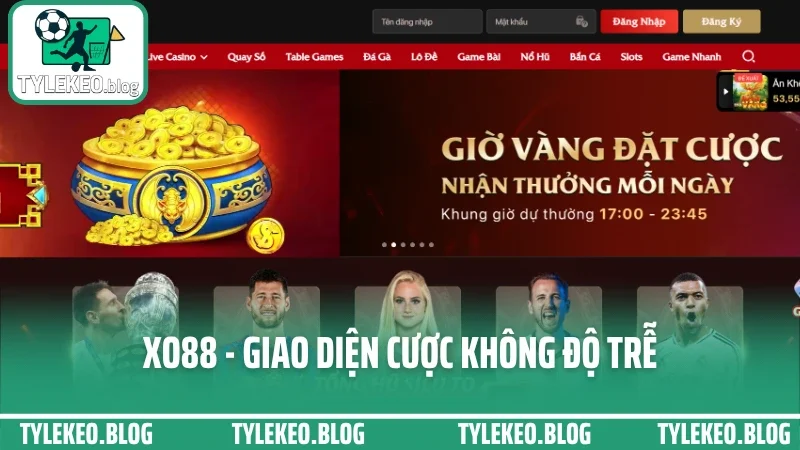 Xo88 - Bắt Kèo Theo Thời Gian Thực, Giao Diện Cược Không Độ Trễ
