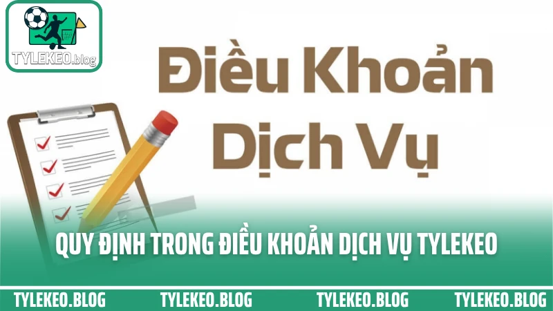Quy định mới trong Điều khoản dịch vụ Tylekeo